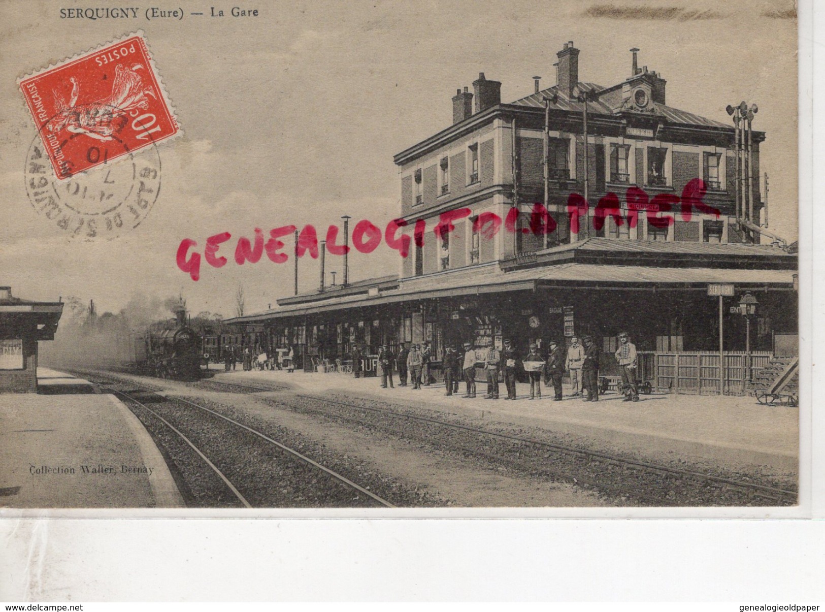 27 - SERQUIGNY - LA GARE  - 1910 - Serquigny