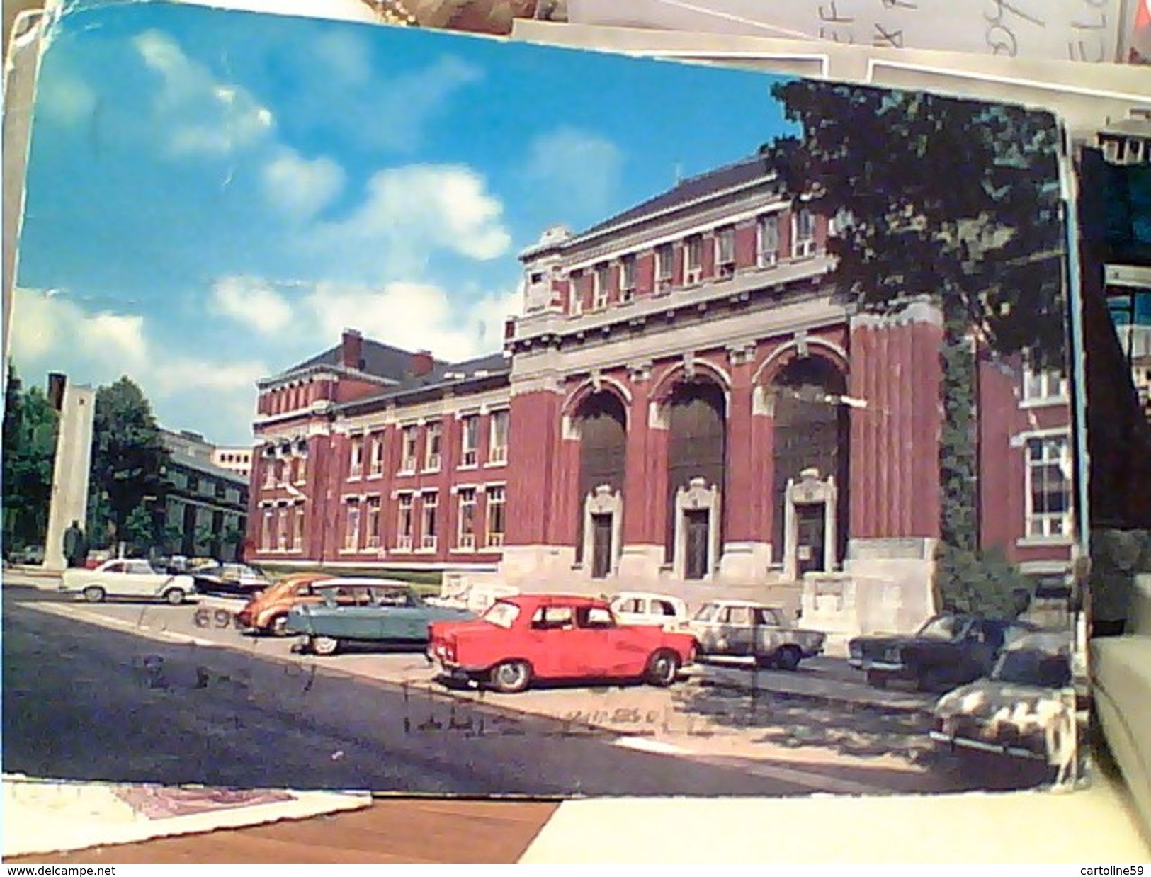 BELGIO CHARLEROI  LE THEATRE  AUTO CAR V1969 FW9818 BLESSE - Charleroi