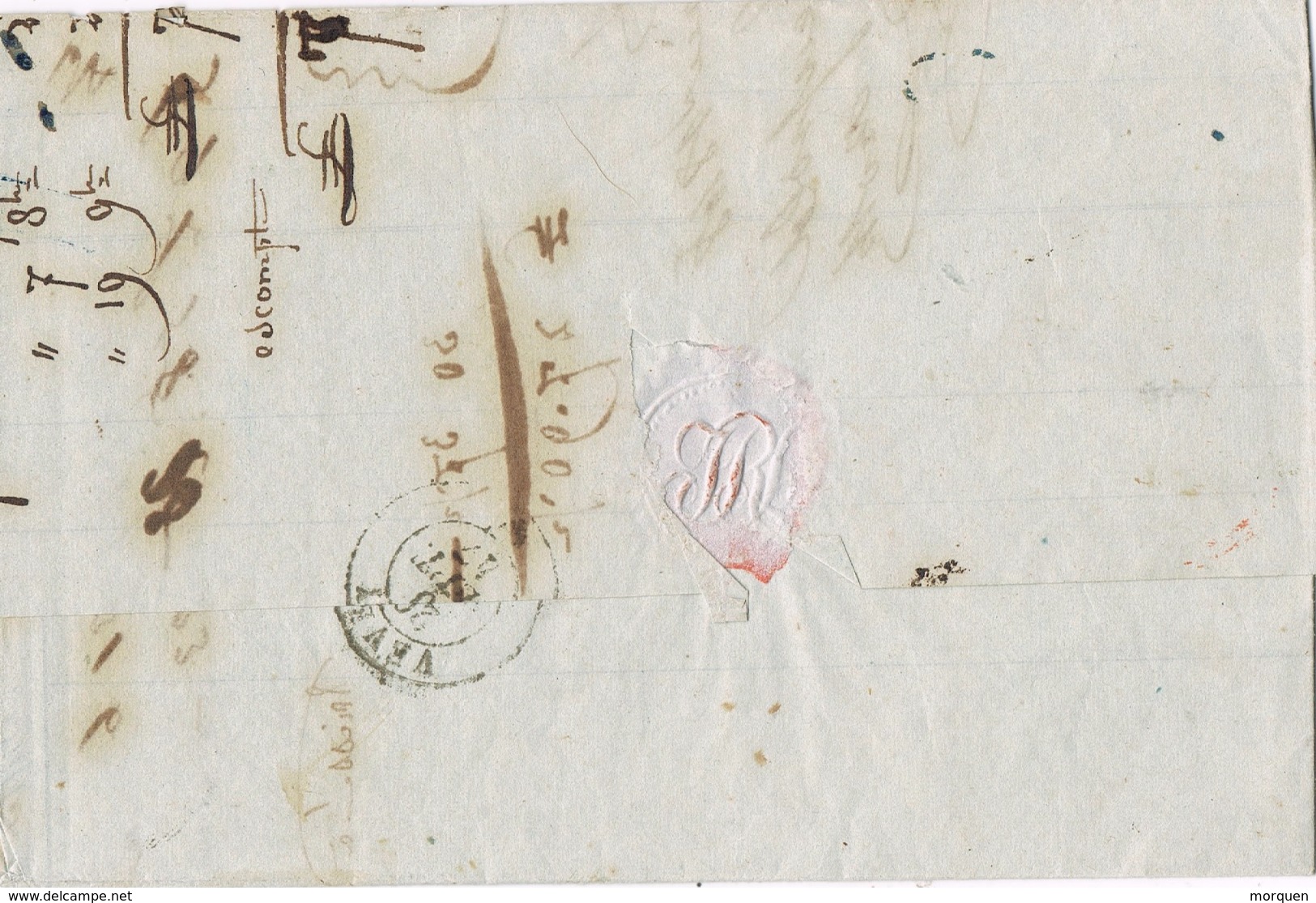 20798. Carta Entera ZOFINGEN (Aarau) Argovia  Suisse 1847 A Vevey - 1843-1852 Kantonalmarken Und Bundesmarken
