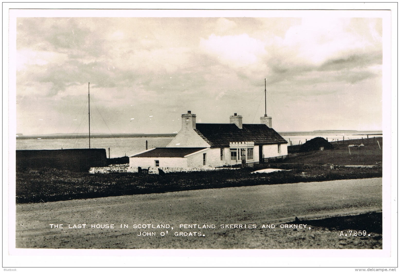 RB 1136 - Real Photo Postcard - Last House In Scotland - John O' Groats Caithness - Caithness