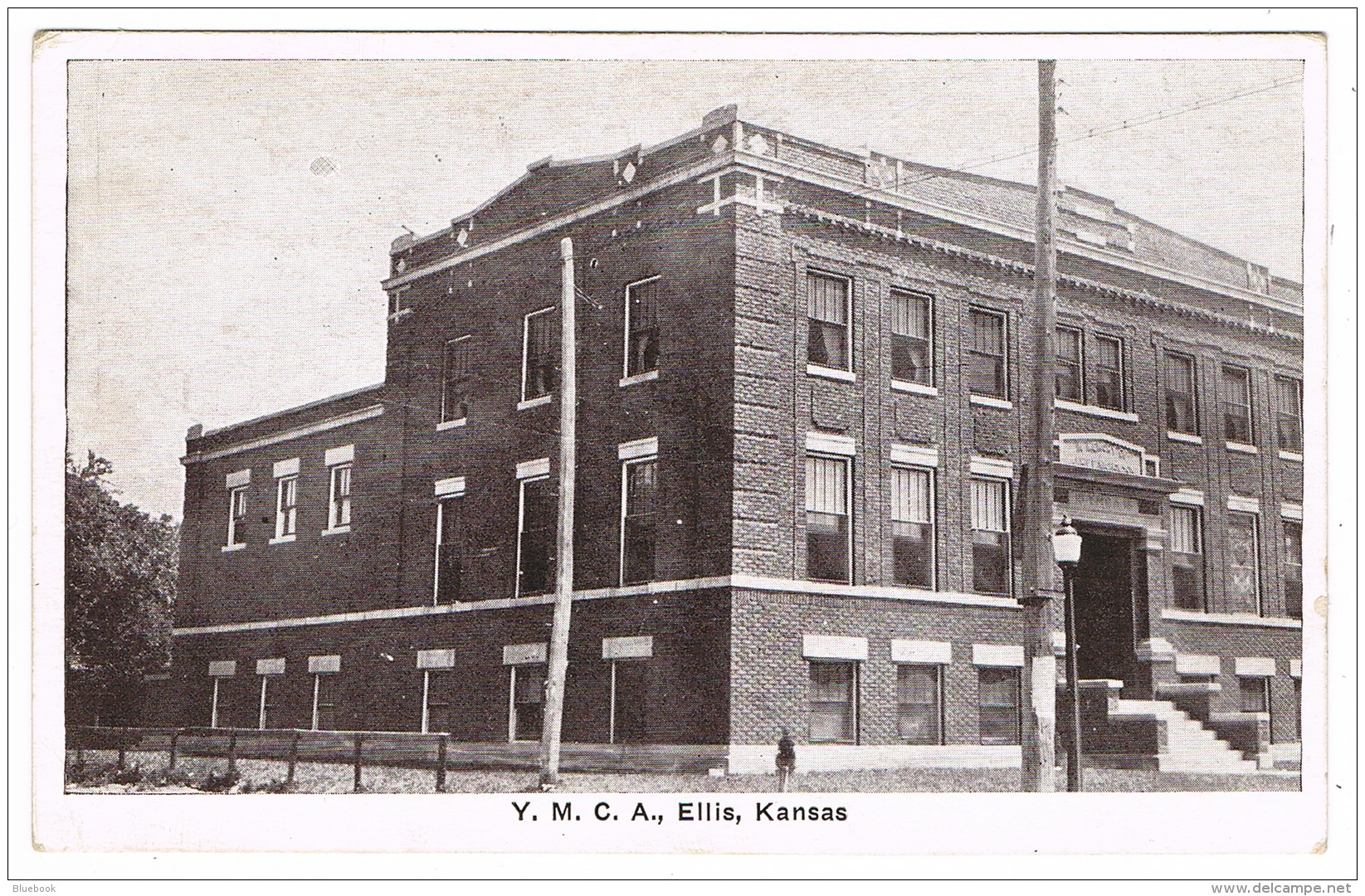 RB 1136 - Early Postcard - Y.M.C.A. Ellis - Kansas USA - Other & Unclassified