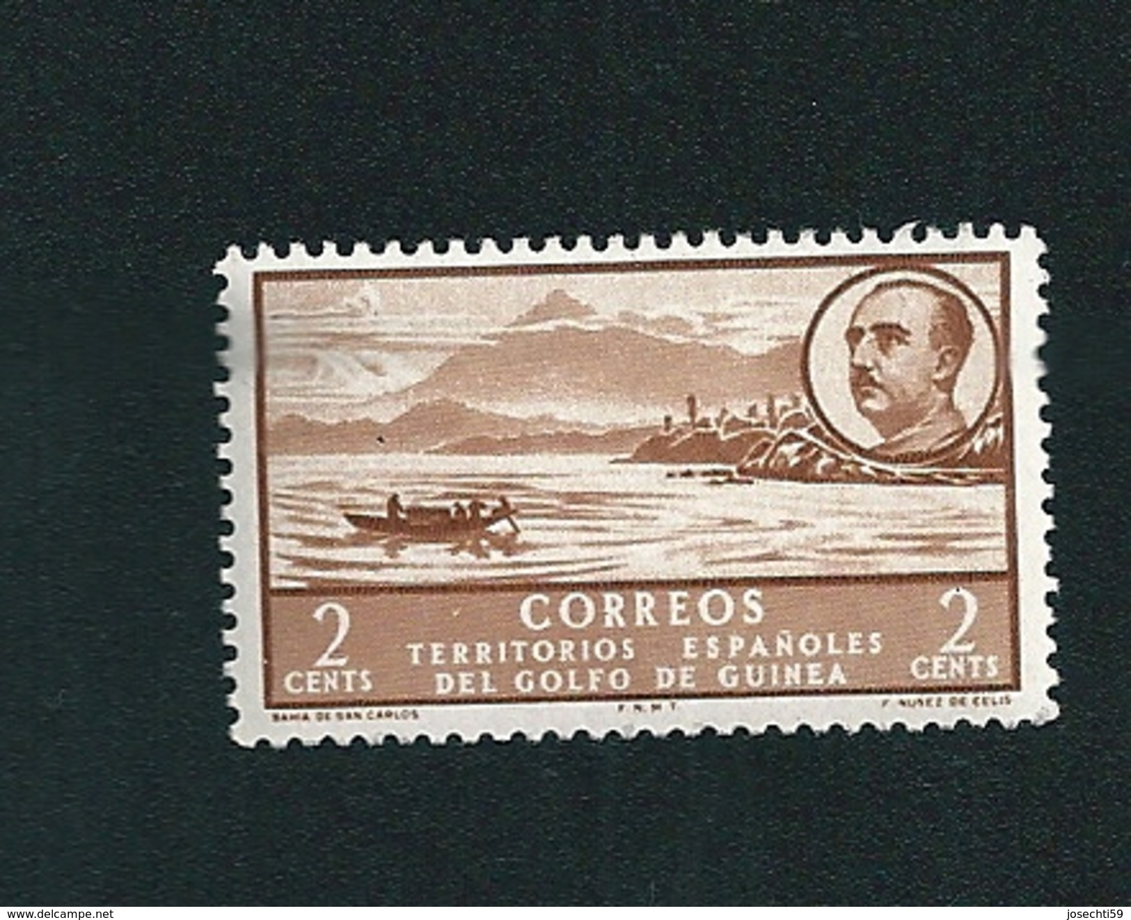 N° 310 Rade De San Carlos  Espagne  Neuf 1950 - Guinea Spagnola