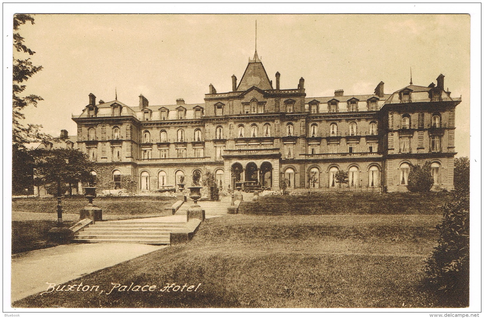 RB 1138 - Early Postcard - Buxton Palace Hotel - Derbyshire Peak District - Derbyshire