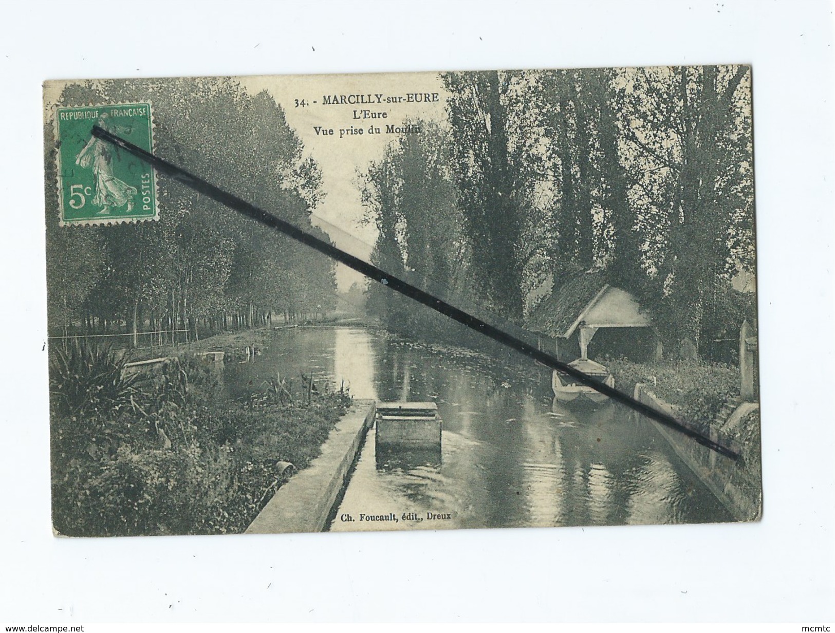 CPA - Marcilly Sur Eure - L'Eure - Vue Prise Du Moulin - Marcilly-sur-Eure