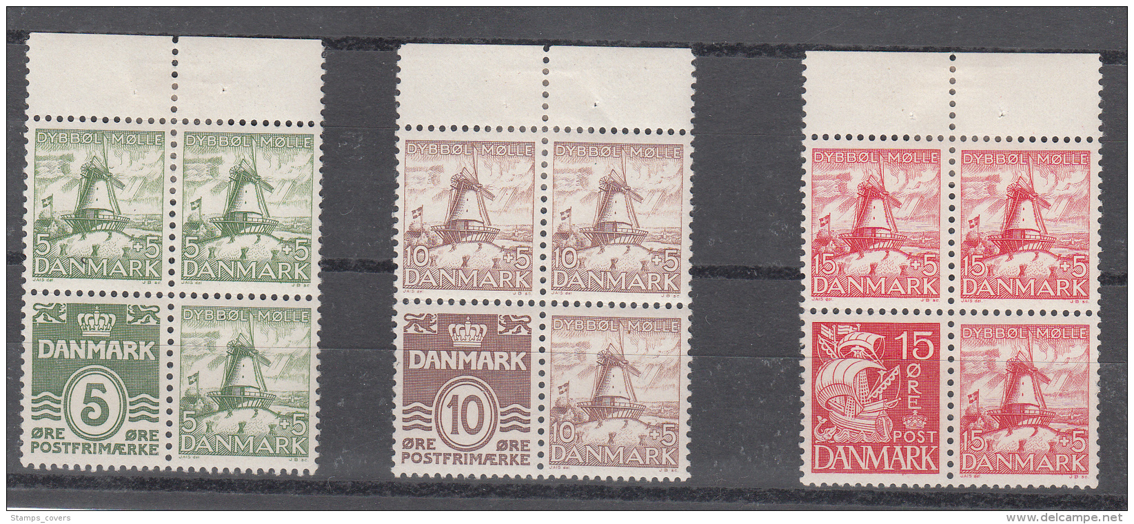 DENMARK MNH** MICHEL HB 10/12 MOLEN - Carnets