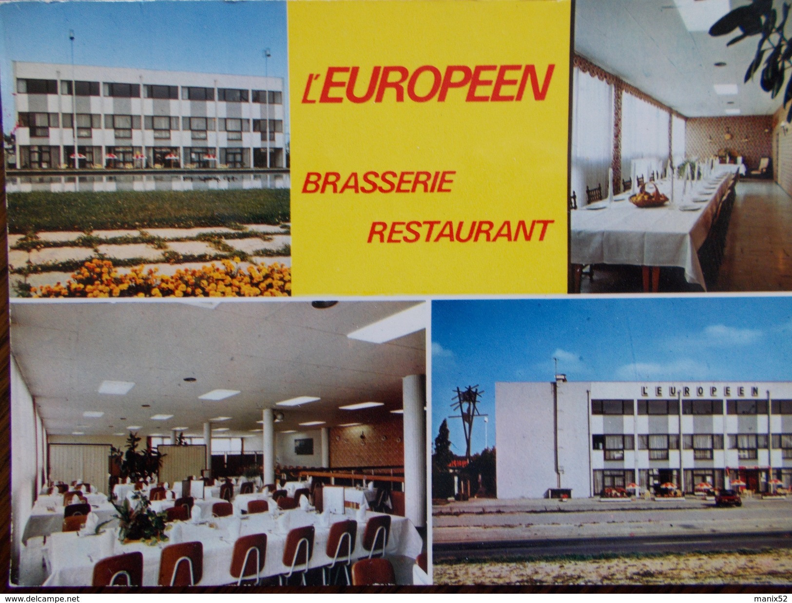 54 - VANDOEUVRE - Brasserie Restaurant "L'Européen" - Parc Des Expositions. (Multivues) - Vandoeuvre Les Nancy