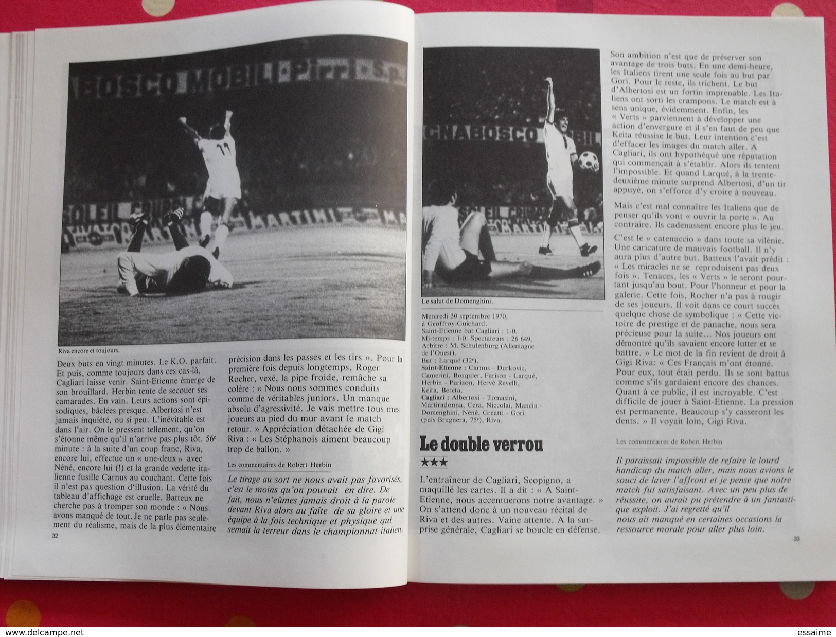 RTL présente Les vets 1957/1981. Saint-Etienne. football. 128 pages nombreuses photos. 1981