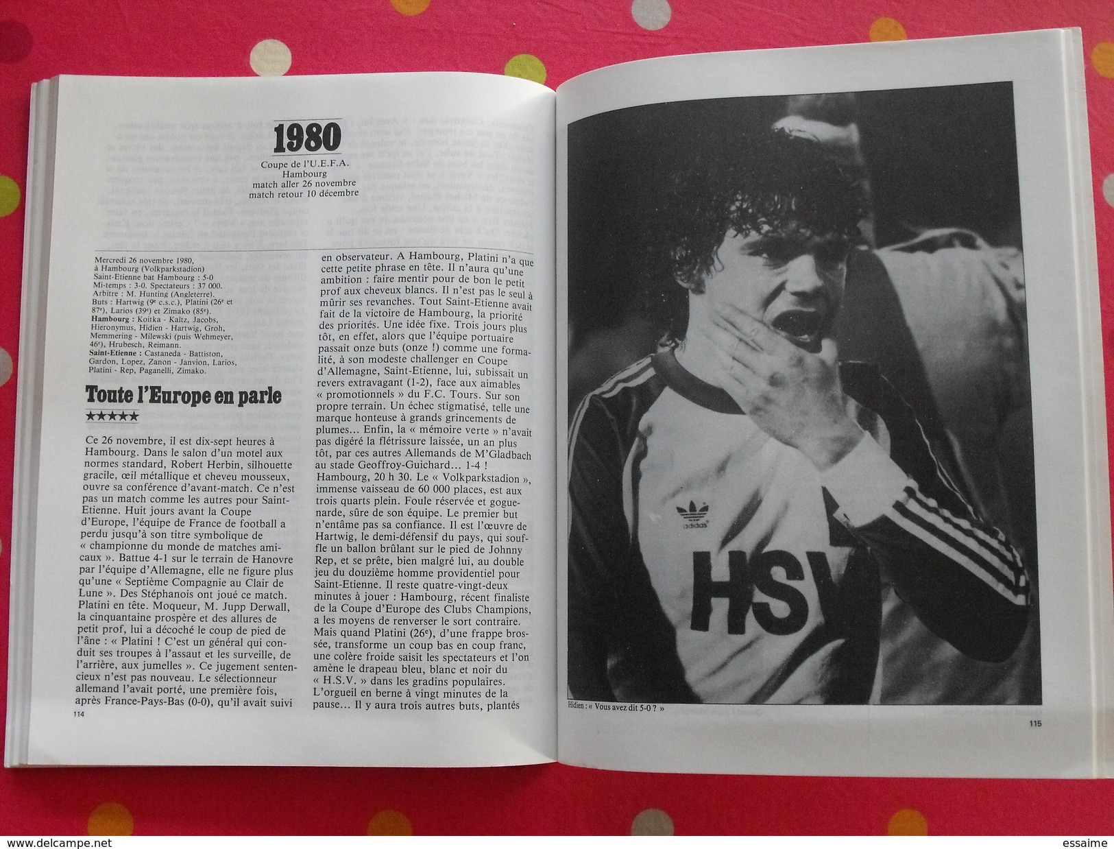 RTL présente Les vets 1957/1981. Saint-Etienne. football. 128 pages nombreuses photos. 1981