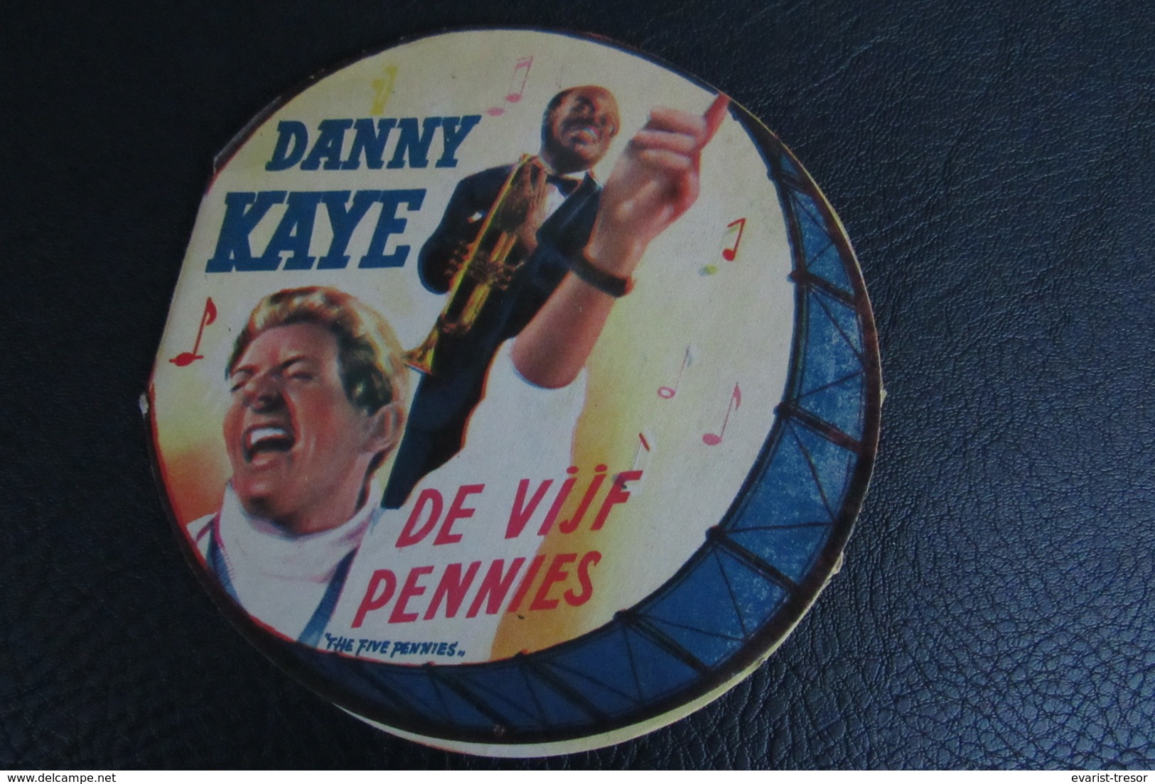 Flyer Promo Louis Armstrong Danny Kaye The Five Pennies De Vijf Pennies Paramount - Chanteurs & Musiciens