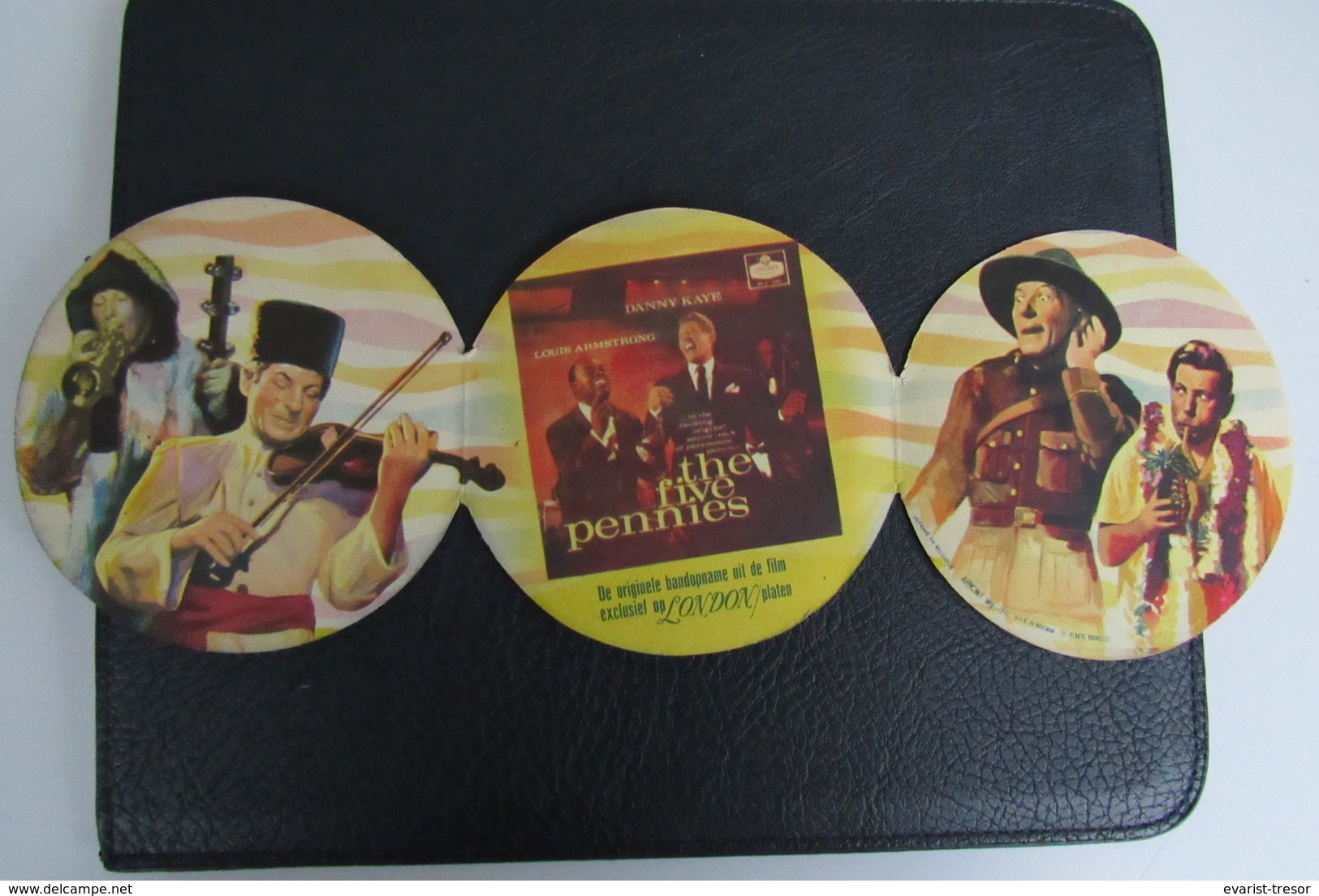 Flyer Promo Louis Armstrong Danny Kaye The Five Pennies De Vijf Pennies Paramount - Chanteurs & Musiciens