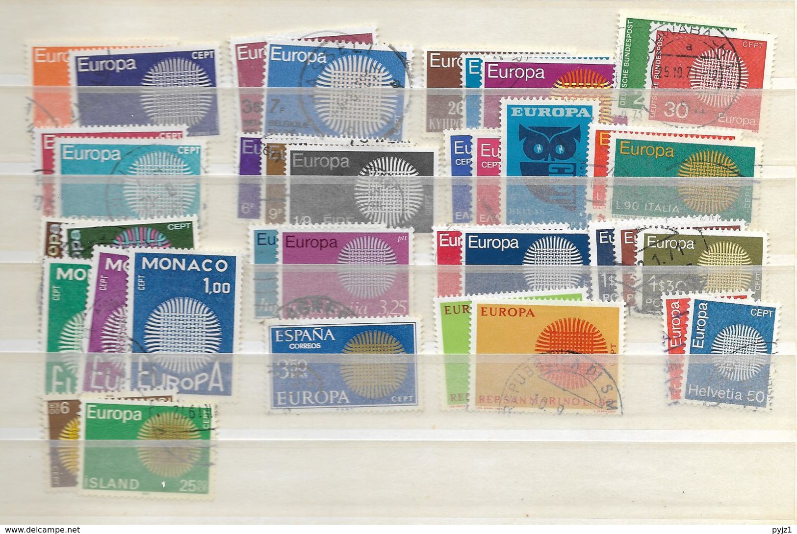 1970 USED Europa/cept Year Collection - Volledig Jaar