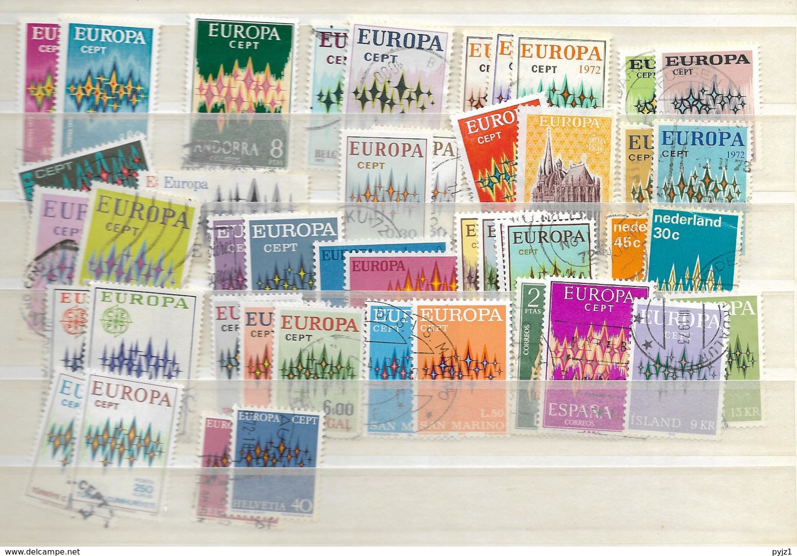 1972 USED Europa/cept Year Collection - Années Complètes