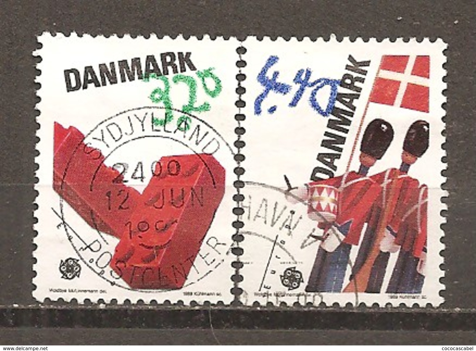 Dinamarca-Denmark Yvert Nº 953-54 (usado) (o) - Usado