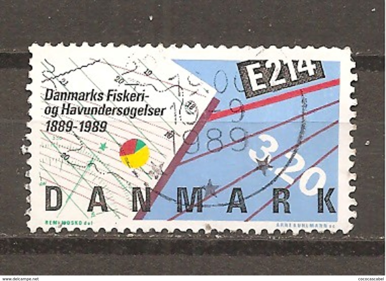 Dinamarca-Denmark Yvert Nº 958 (usado) (o) - Usado