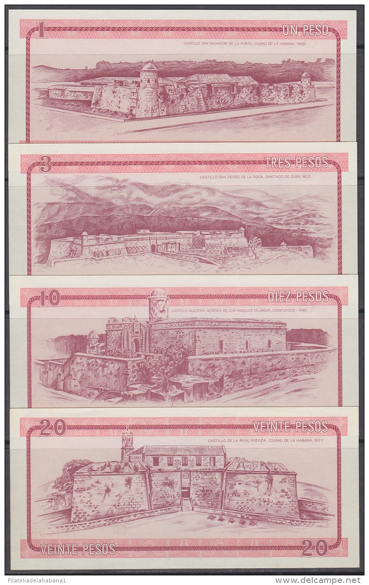 1985-BK-142 CUBA 1985. 1$-100$ CERTIFICADO DE DIVISA LOTE DE DIFERENTES SERIES. 20 BILLETES UNC. - Cuba