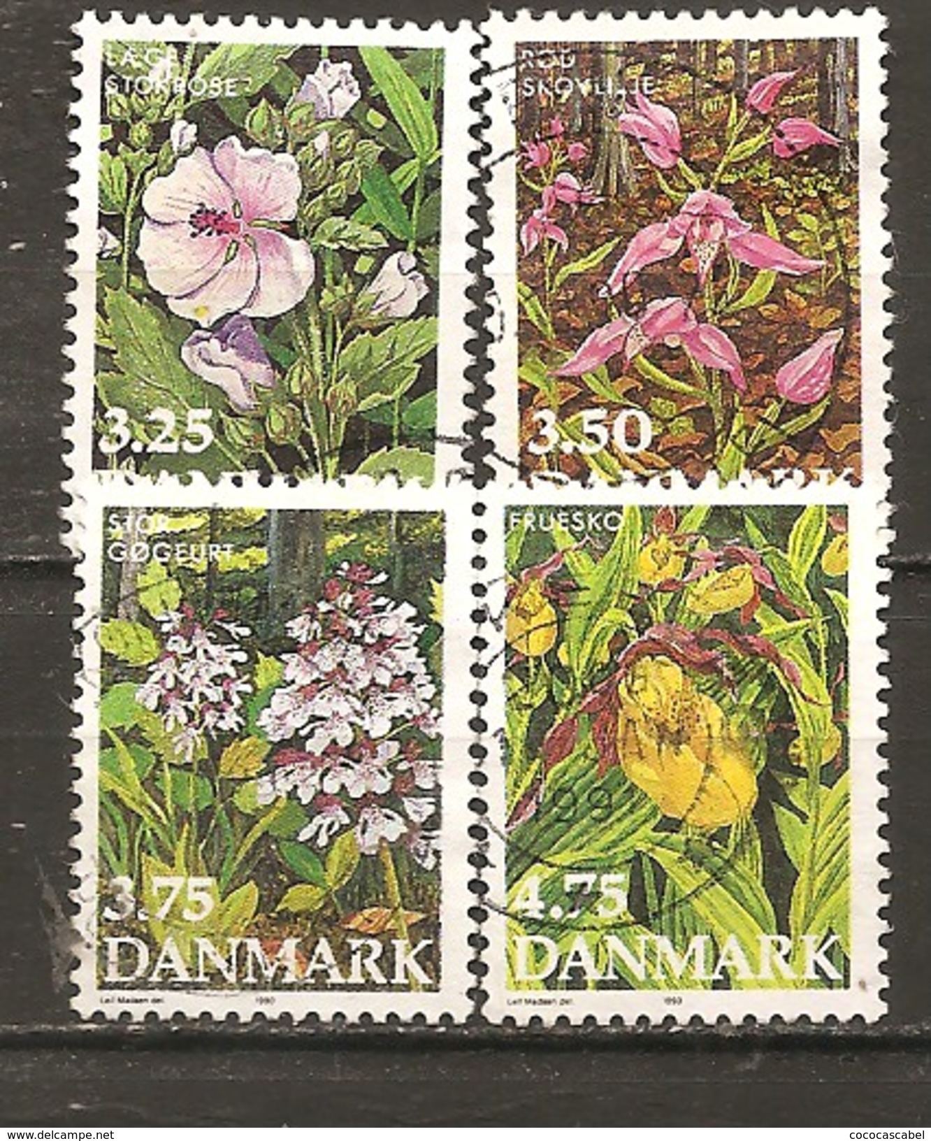 Dinamarca-Denmark Yvert Nº 984-87 (usado) (o) - Usado