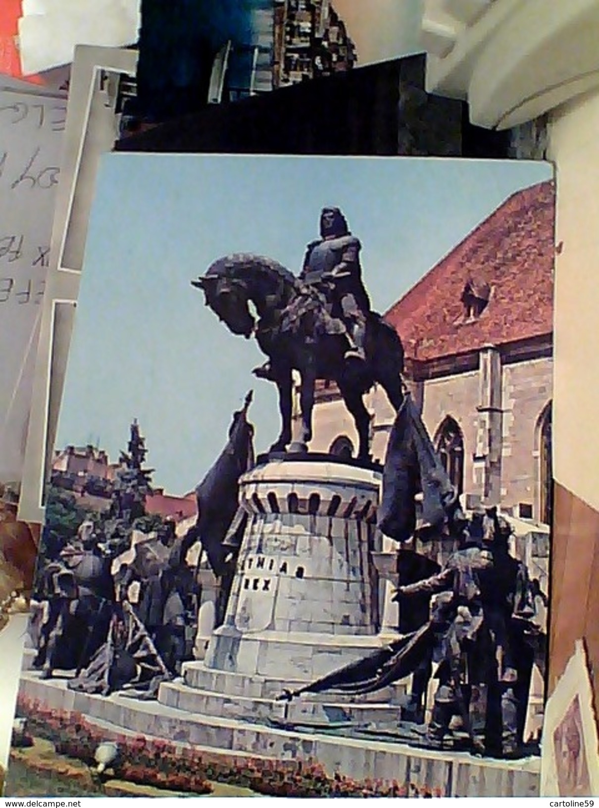 ROMANIA CLUJ NAPOCA STATUA  MATEI CORVIN VB1987 FW9840 - Romania