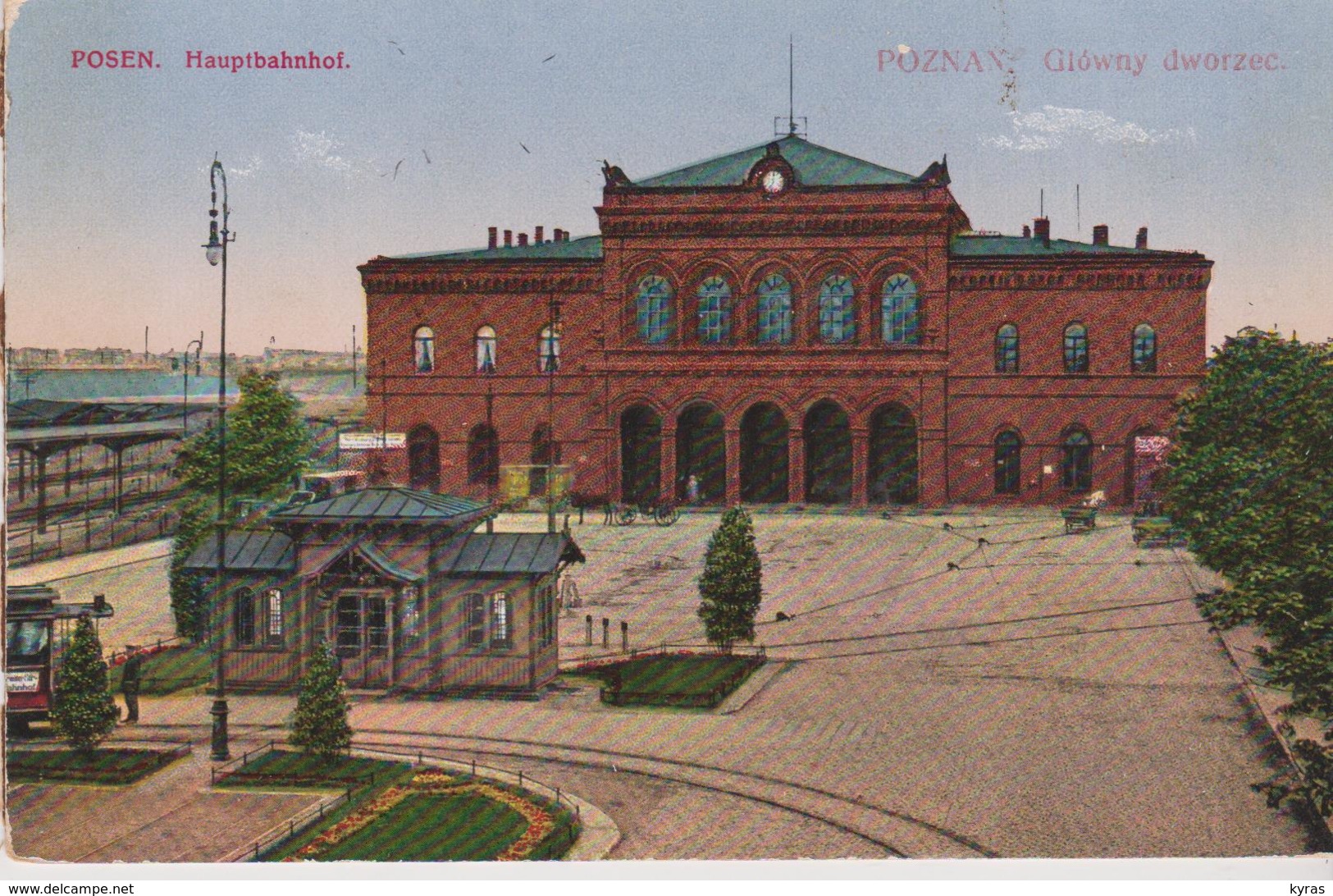 POLOGNE . POZNAN / POSEN . Hauptbahnhof - Pologne