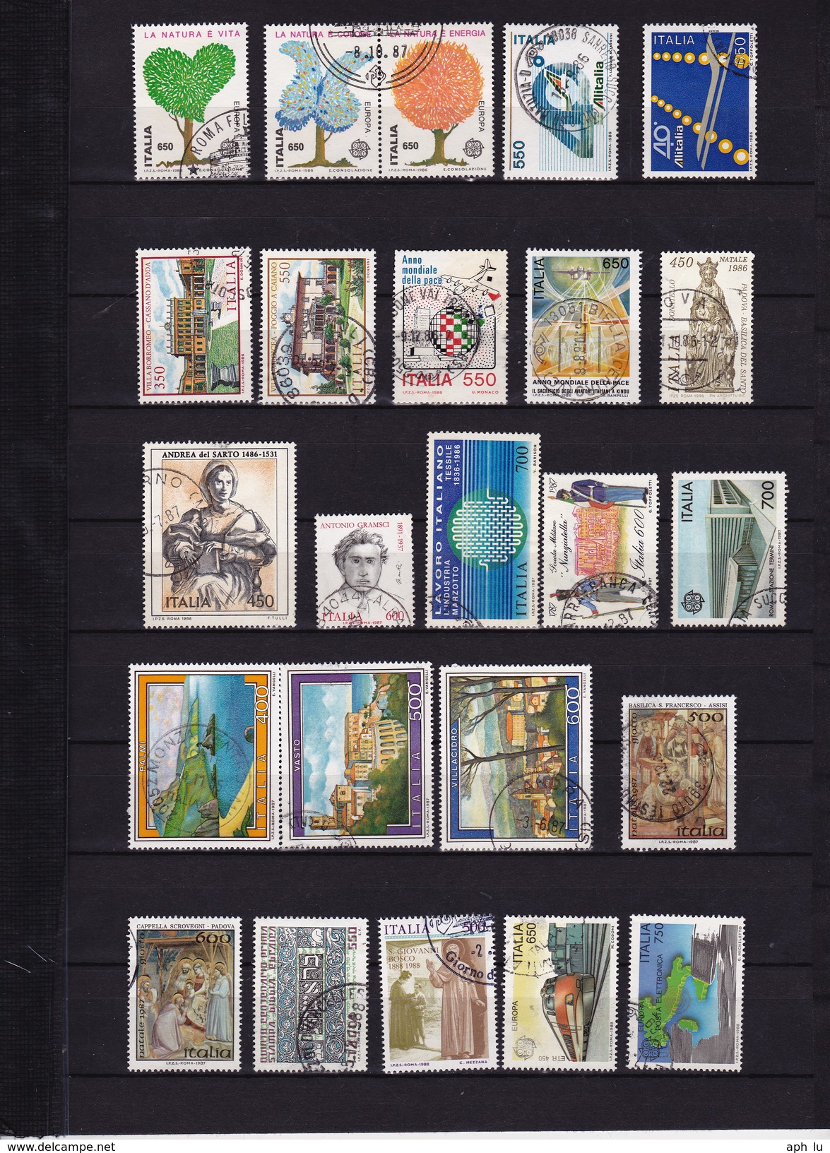 Kleines Lot Italien Gestempelt (j029) - 1981-90: Used