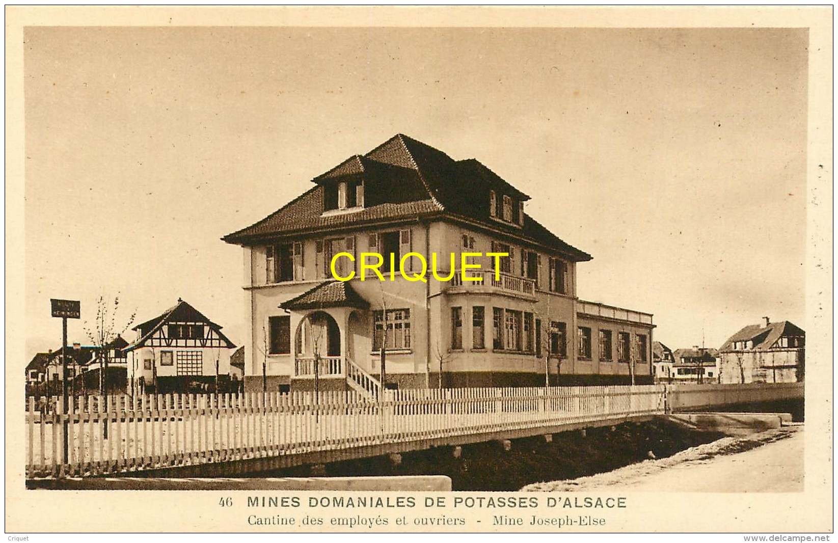 Dépt. 68, Mines De Potasse D'Alsace, Cantine Des Ouvriers, Mine Joseph Else - Autres & Non Classés