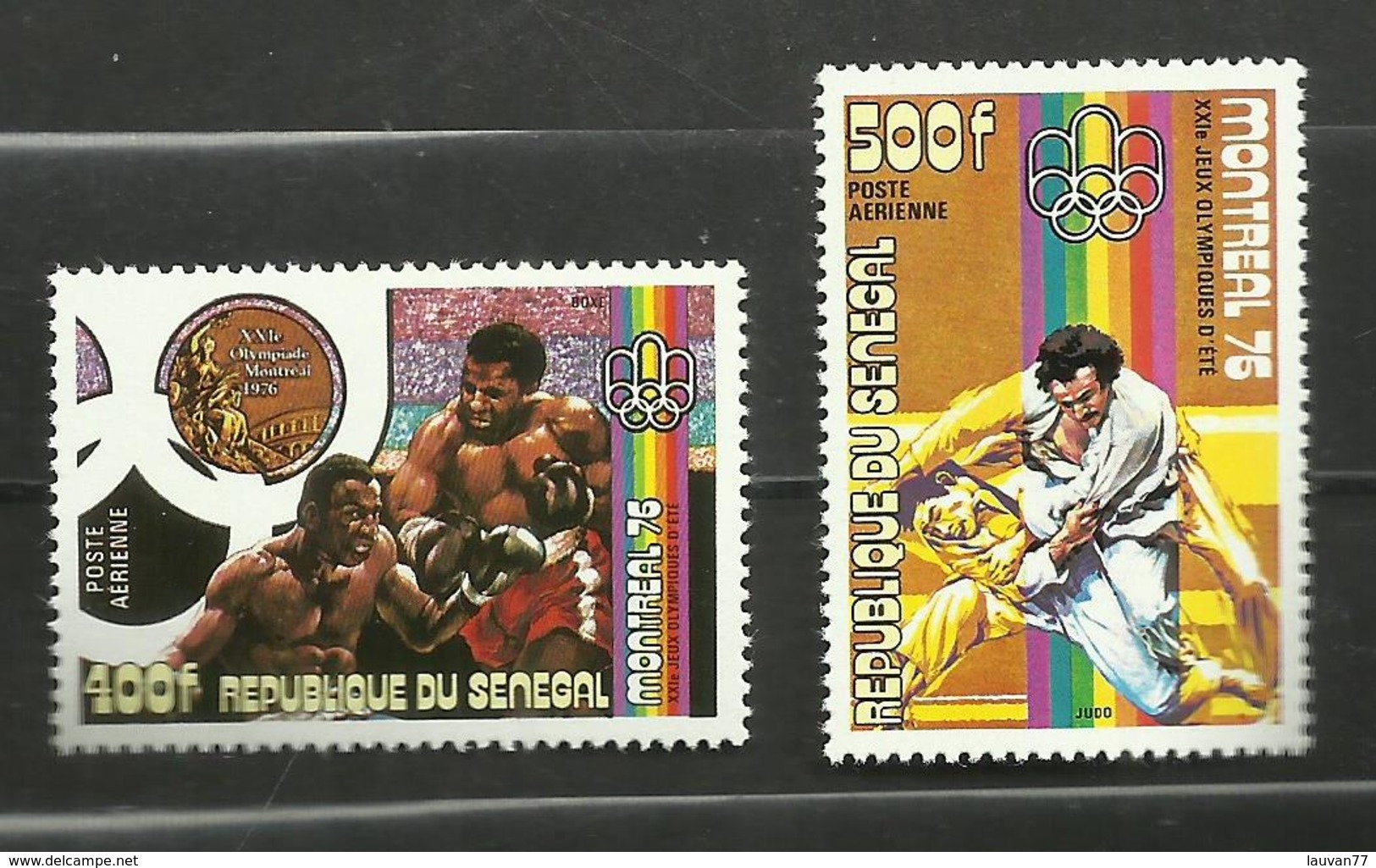 Sénégal  POSTE AERIENNE N°152, 153 Neufs** Cote 12.75 Euros - Senegal (1960-...)