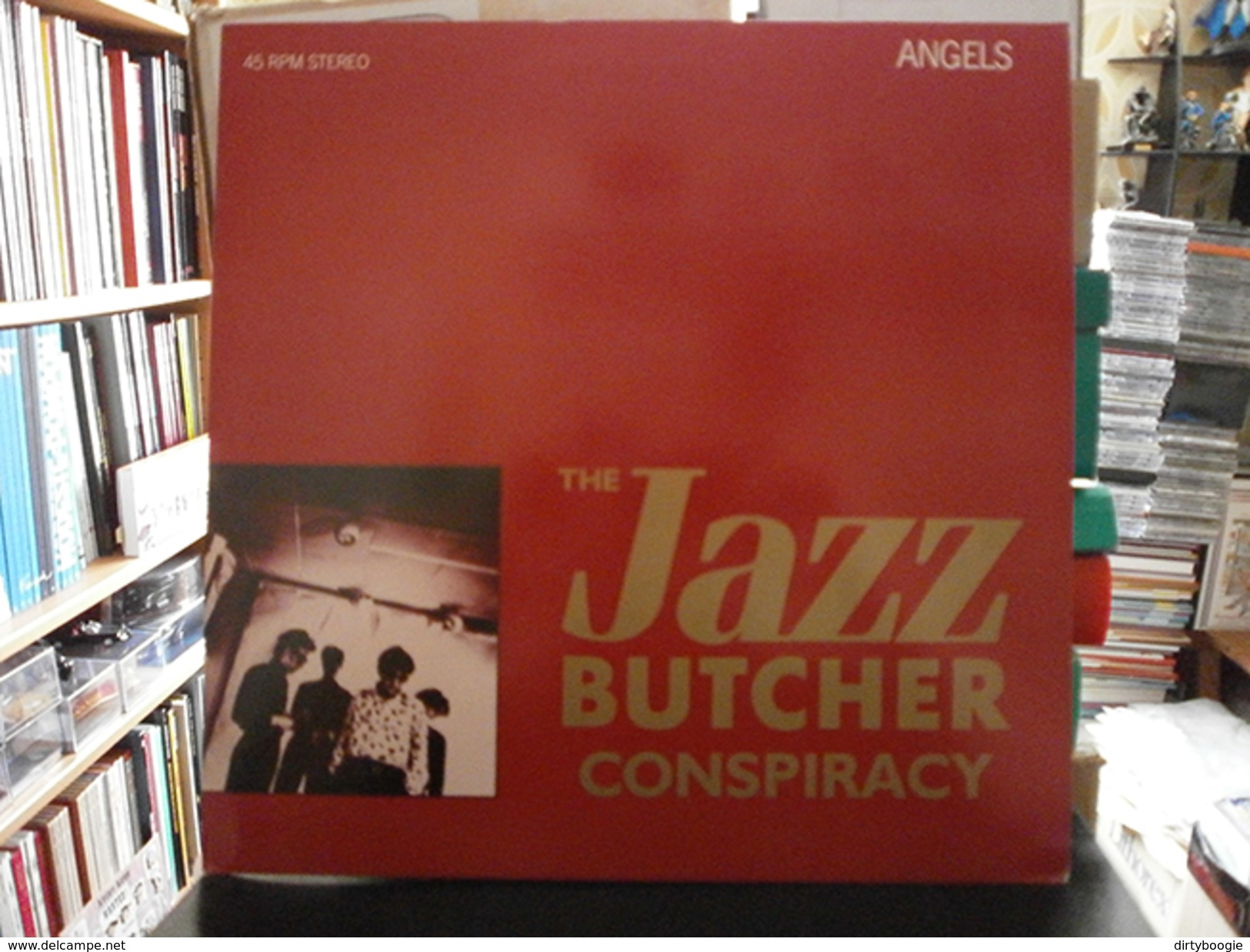 The JAZZ BUTCHER CONSPIRACY - Angels - GLASS RECORDS - BRIT POP - PAVLOV'S DOG - 45 T - Maxi-Single