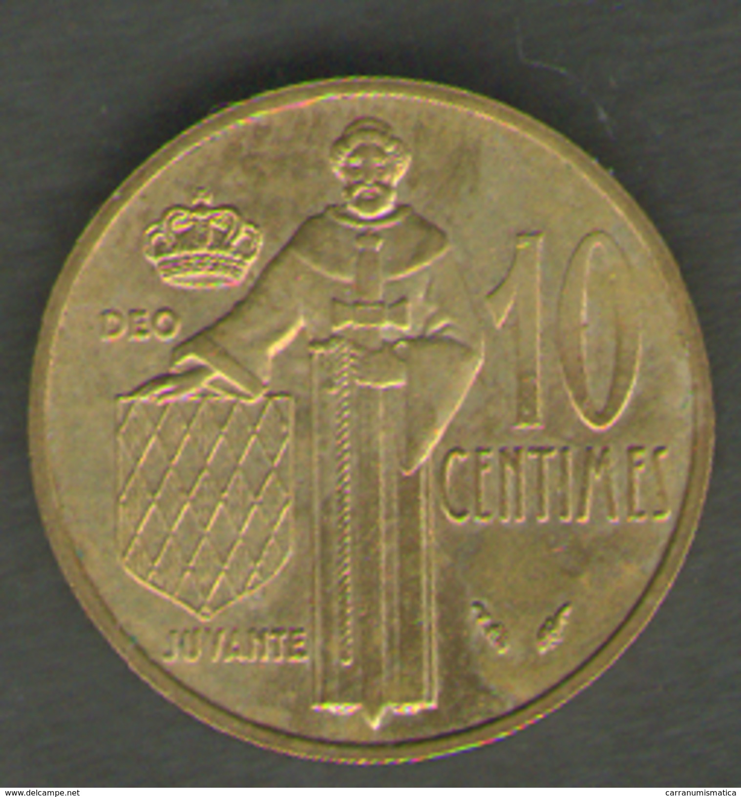 MONACO 10 CENTIMES 1976 - 1960-2001 Franchi Nuovi