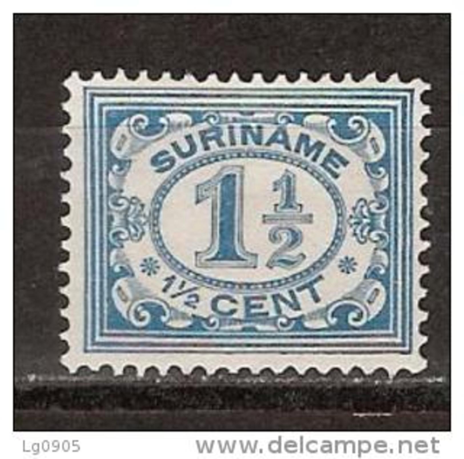 Suriname 71 MNH ; Cijfer, Cifre, Figure 1913-1931 - Suriname ... - 1975