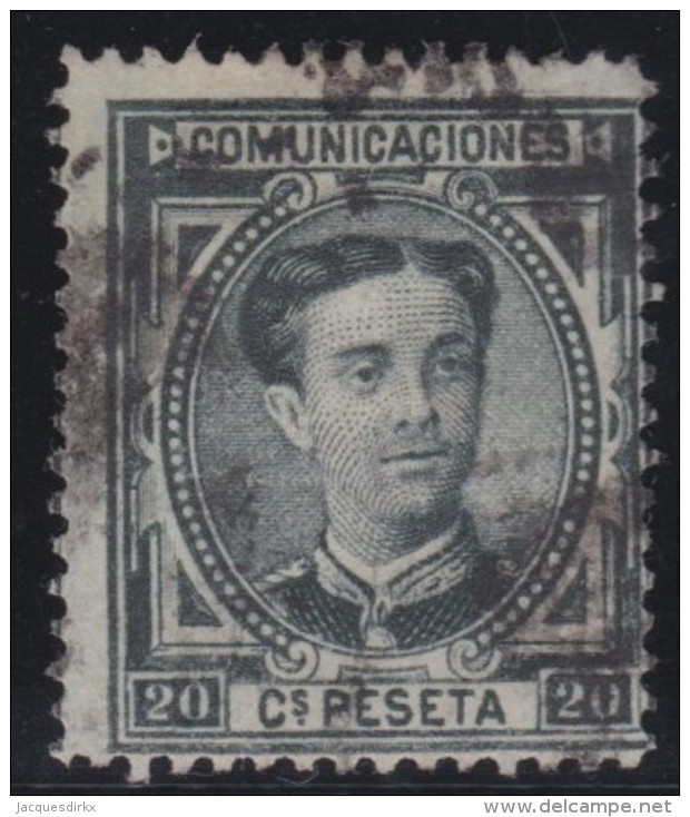 Spain    .            Yvert     165          .                      O            .               Cancelled - Usados