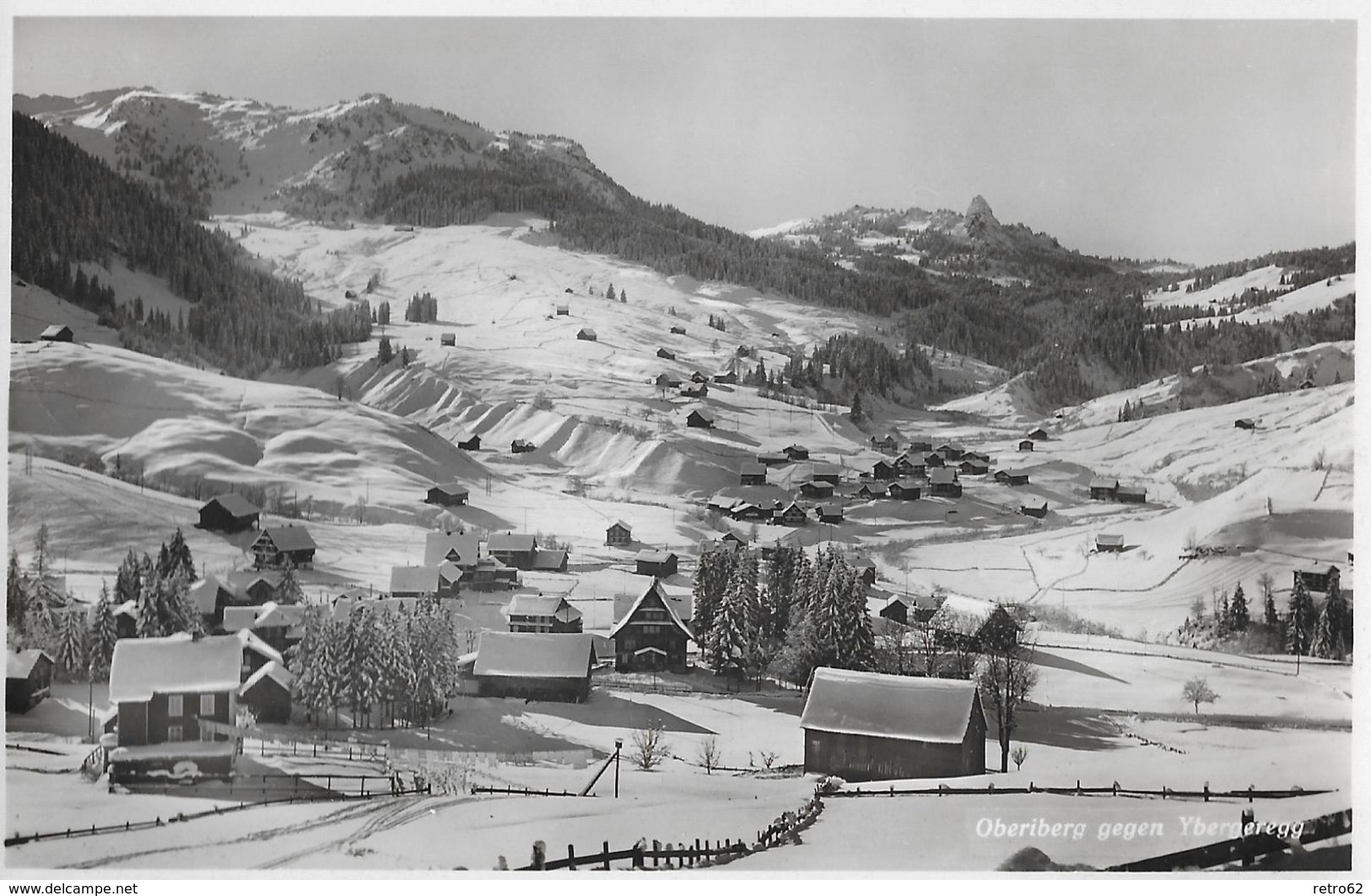 OBERIBERG &rarr; Gegen Die Ybergeregg Gesehen Im Winter 1938 - Oberiberg