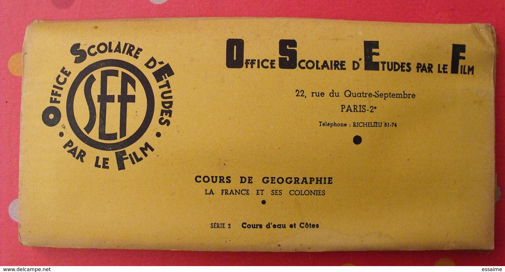 Photo Film Pédagogique. OSEF Office Scolaire D'études Par Le Film. Géographie France Et Colonies Territoires D'outremer - Filmspullen: 35mm - 16mm - 9,5+8+S8mm