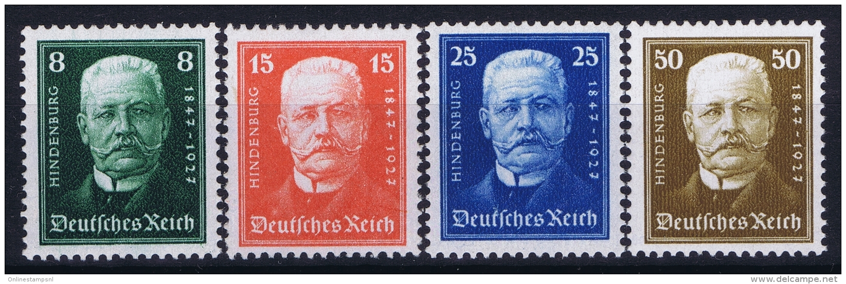 Deutsche Reich:  Mi Nr 403 - 406  MNH/**/postfrisch/neuf Sans Charniere 1927 - Nuovi