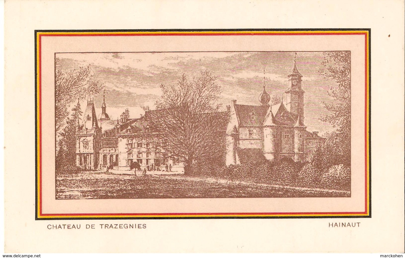 Courcelles (6183) : Château De Trazegnies. CPA. - Courcelles