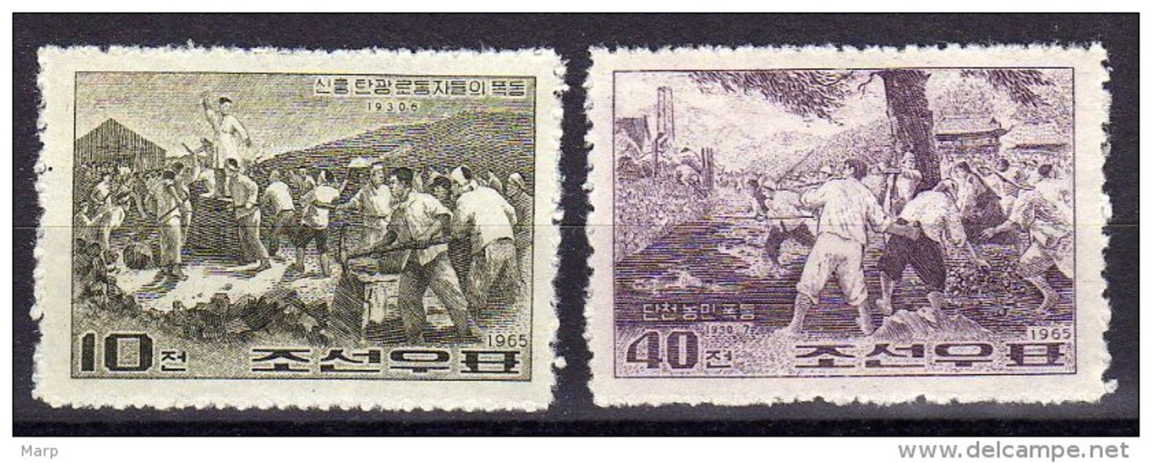 North Korea 1965  Michel 582/83  Mnh - Korea (Nord-)