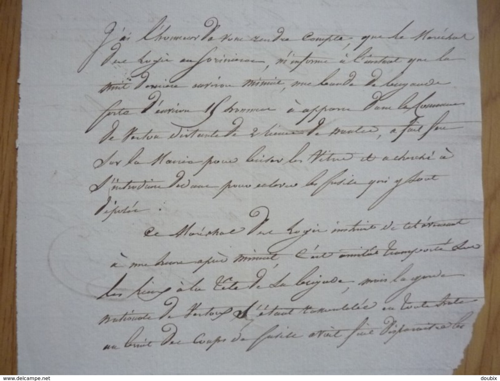 NANTES (1831) Brigands à VERTOU - CAREIL - LA GAVRE - LES SORINIERES ... Autographe - Autres & Non Classés