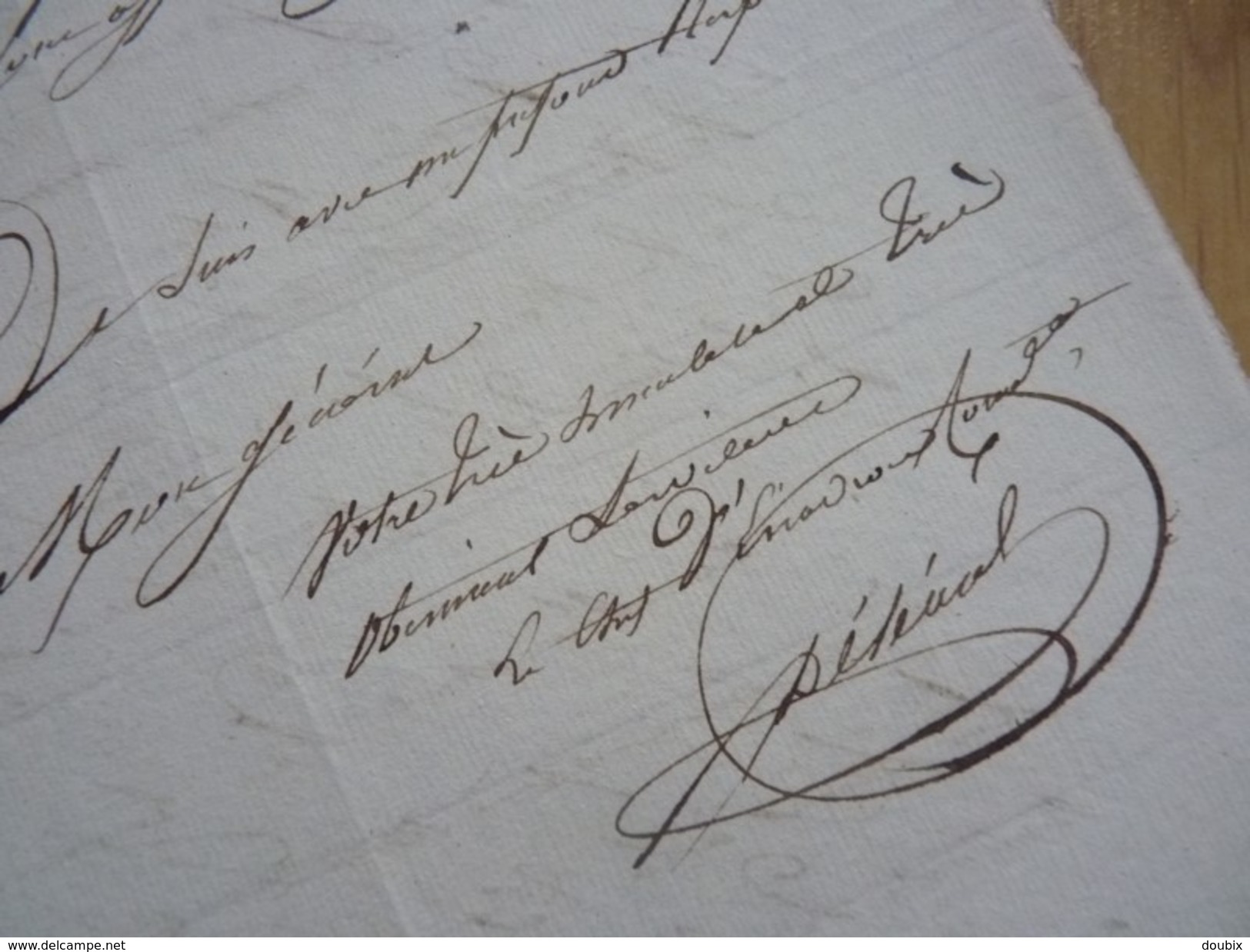 NANTES (1831) Brigands à VERTOU - CAREIL - LA GAVRE - LES SORINIERES ... Autographe