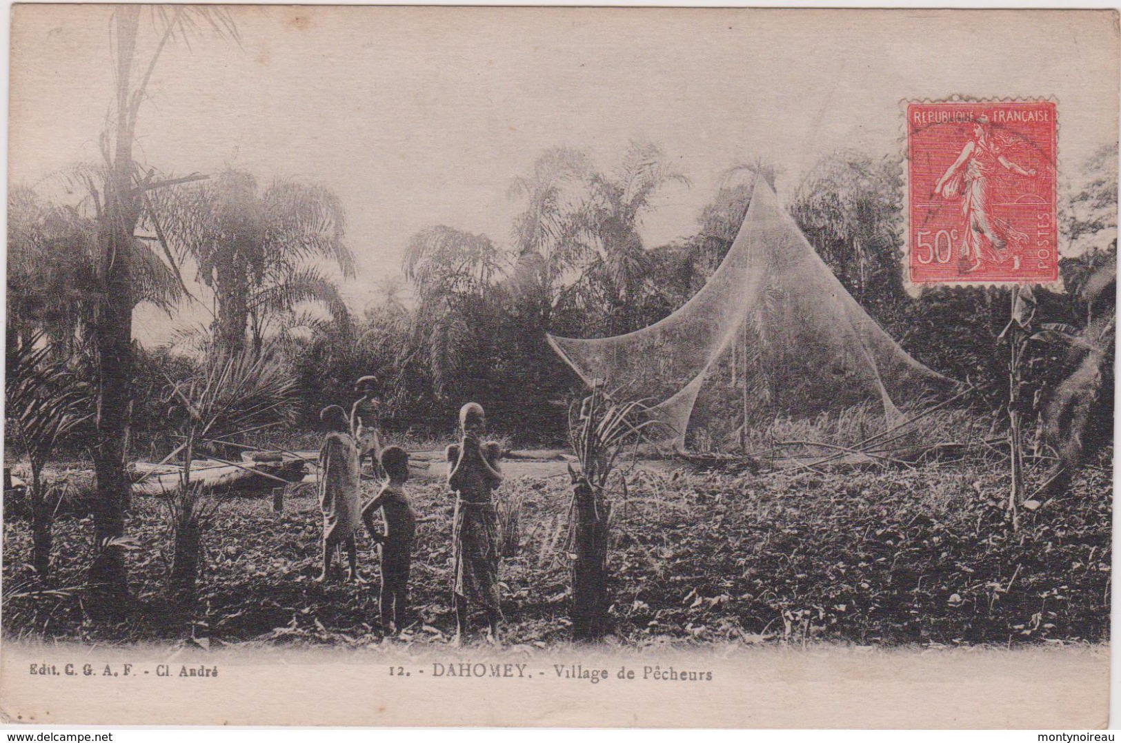 Afrique :  CONGO :   DAHOMEY  : Village De  Pêcheur - Altri & Non Classificati