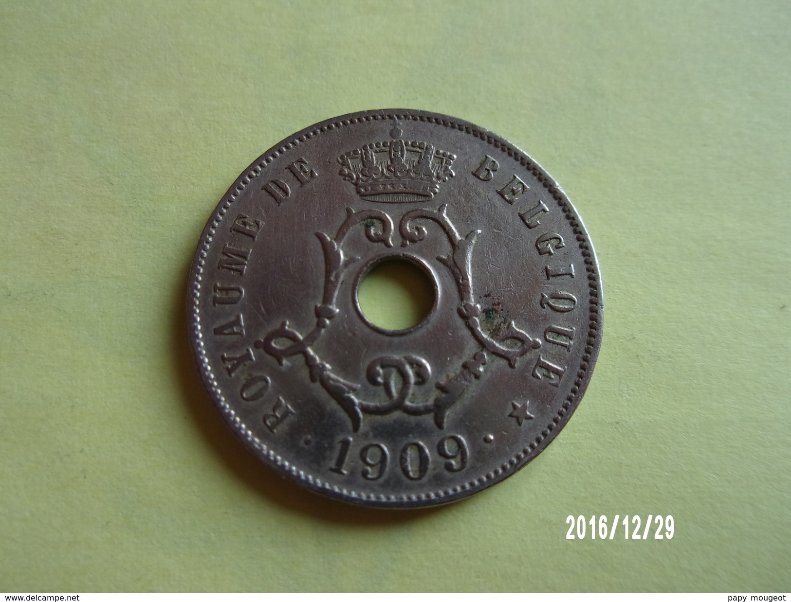KM 62 - 25 Centimes - 1909 - 25 Cent