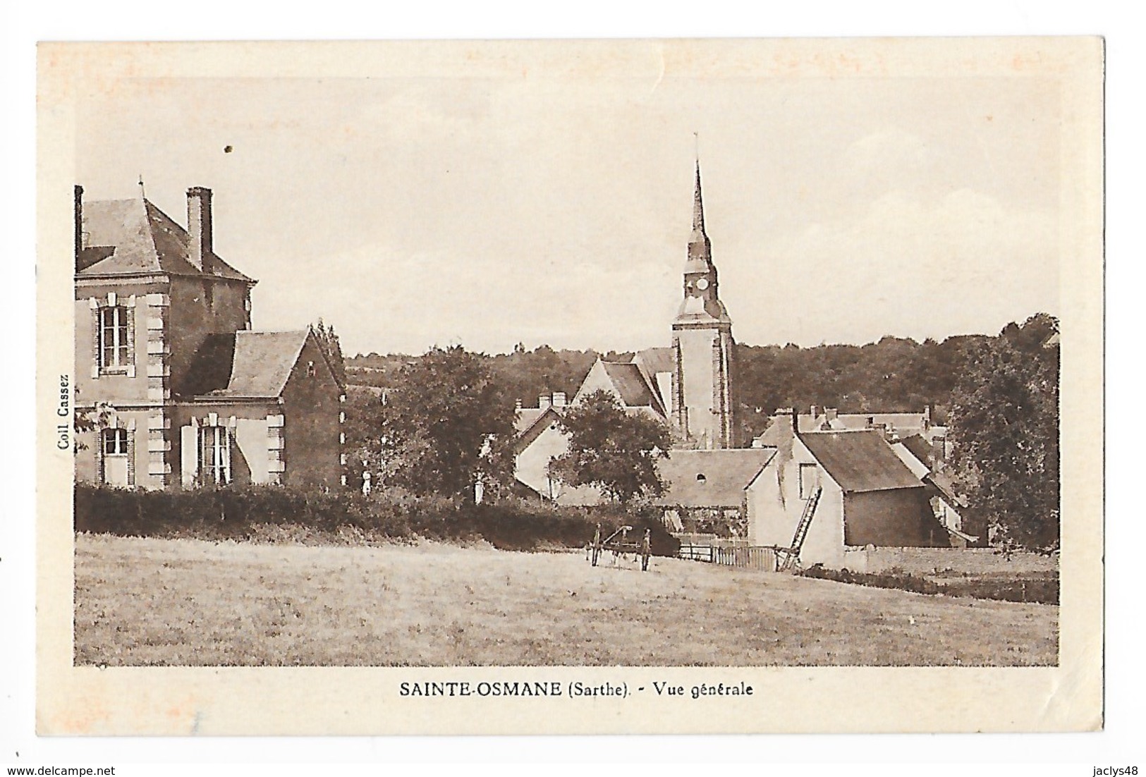 SAINTE-OSMANE  (cpa 72)  Vue Générale -   - L 1 - Autres & Non Classés