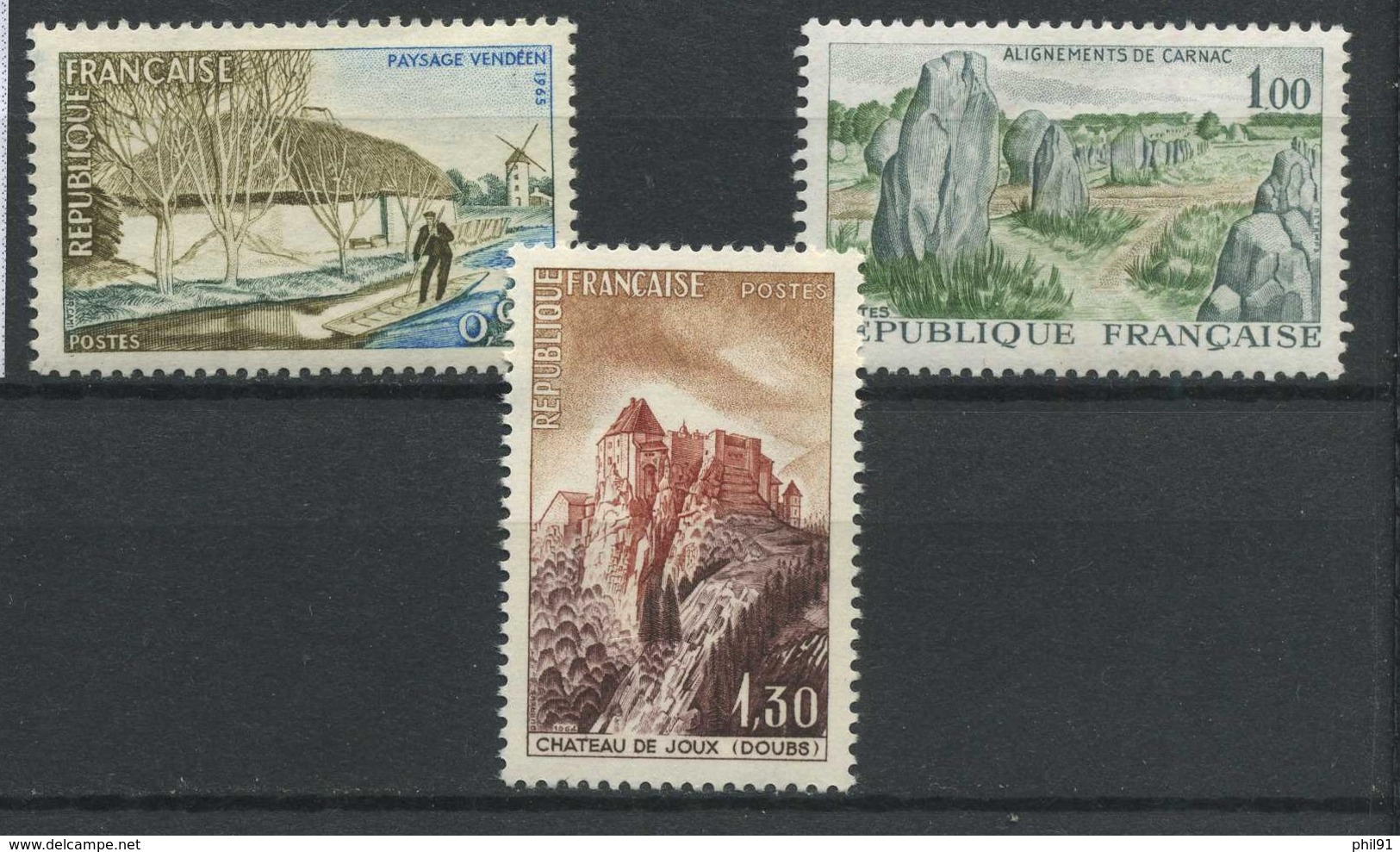 FRANCE     N° Y&T  1439  à  1441  ** - Unused Stamps