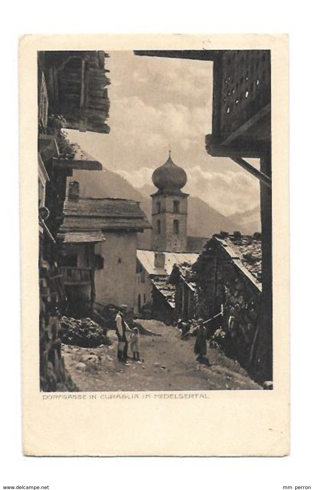 (12591-00) Suisse - Dorfgasse In Curaglia Im Medelsertal - Medel