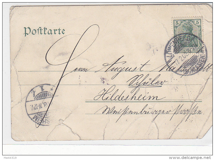 Gruss Vom Tauben-Markt Zu Löwenberg I.Schlesien - 1902 Litho 2.Wahl - Schlesien
