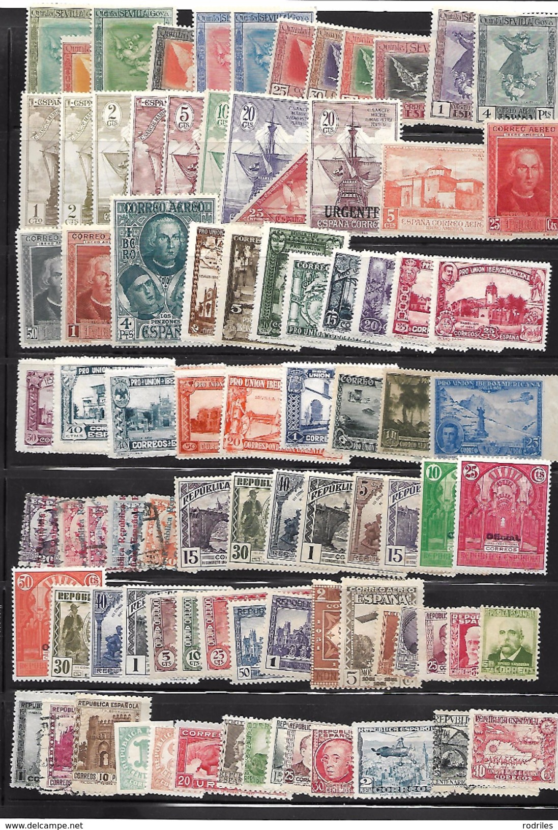 España. Coleccion De 223 Sellos Diferentes De 1900 A 1936..Valor Del Conjunto Por Catalogo 333. 15 EUROS - Ungebraucht