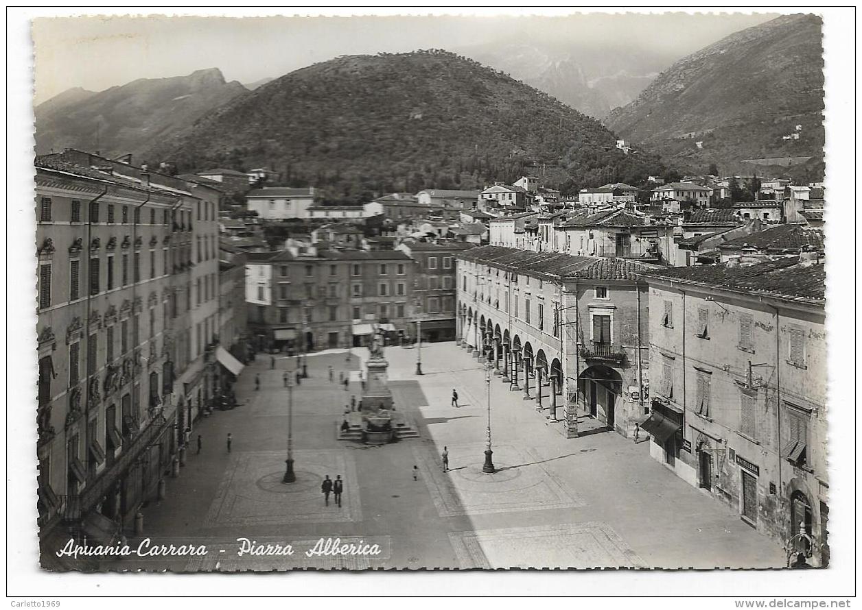 APUANIA CARRARA - PIAZZA ALBERICA  VIAGGIATA FG - Carrara