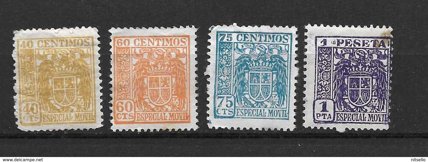 LOTE 1891 C  ///  ESPAÑA  FISCALES -  ESPECIAL MOVIL - Revenue Stamps