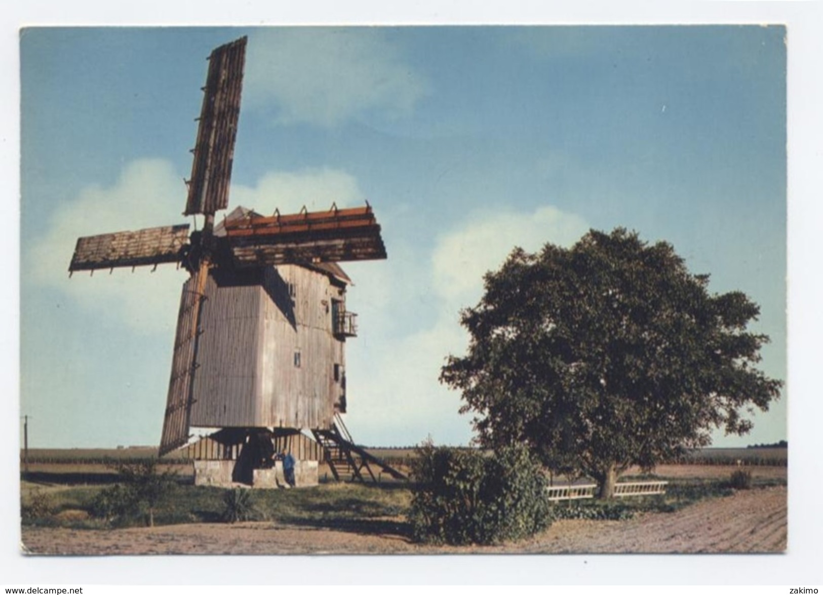 28-MOUTIERS EN BEAUCE --( LE MOULIN A VENT )  -- RECTO/VERSO-C72 - Andere & Zonder Classificatie