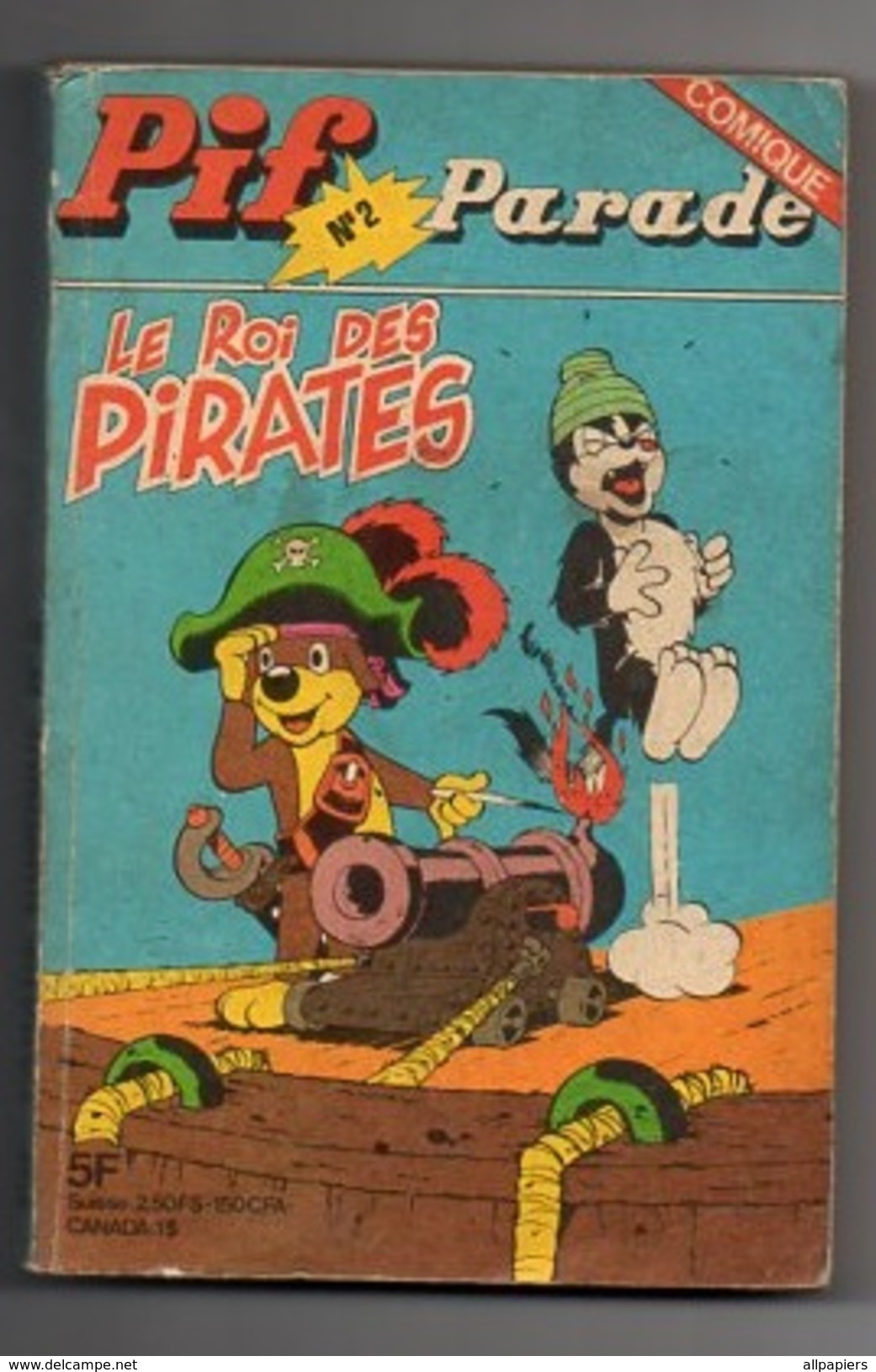 Pif Parade Comique N°2 Le Roi Des Pirates De 1977 - Pif & Hercule