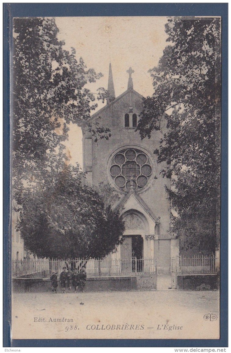 = Colobrières, Var, L'Eglise , écrite 8.1.1921 - Collobrieres