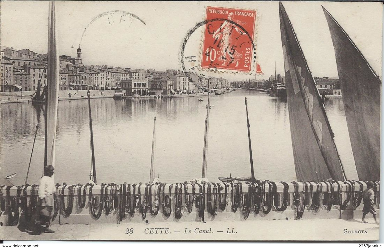 CP - 34 - Sete Cette - Le Canal. - Sete (Cette)