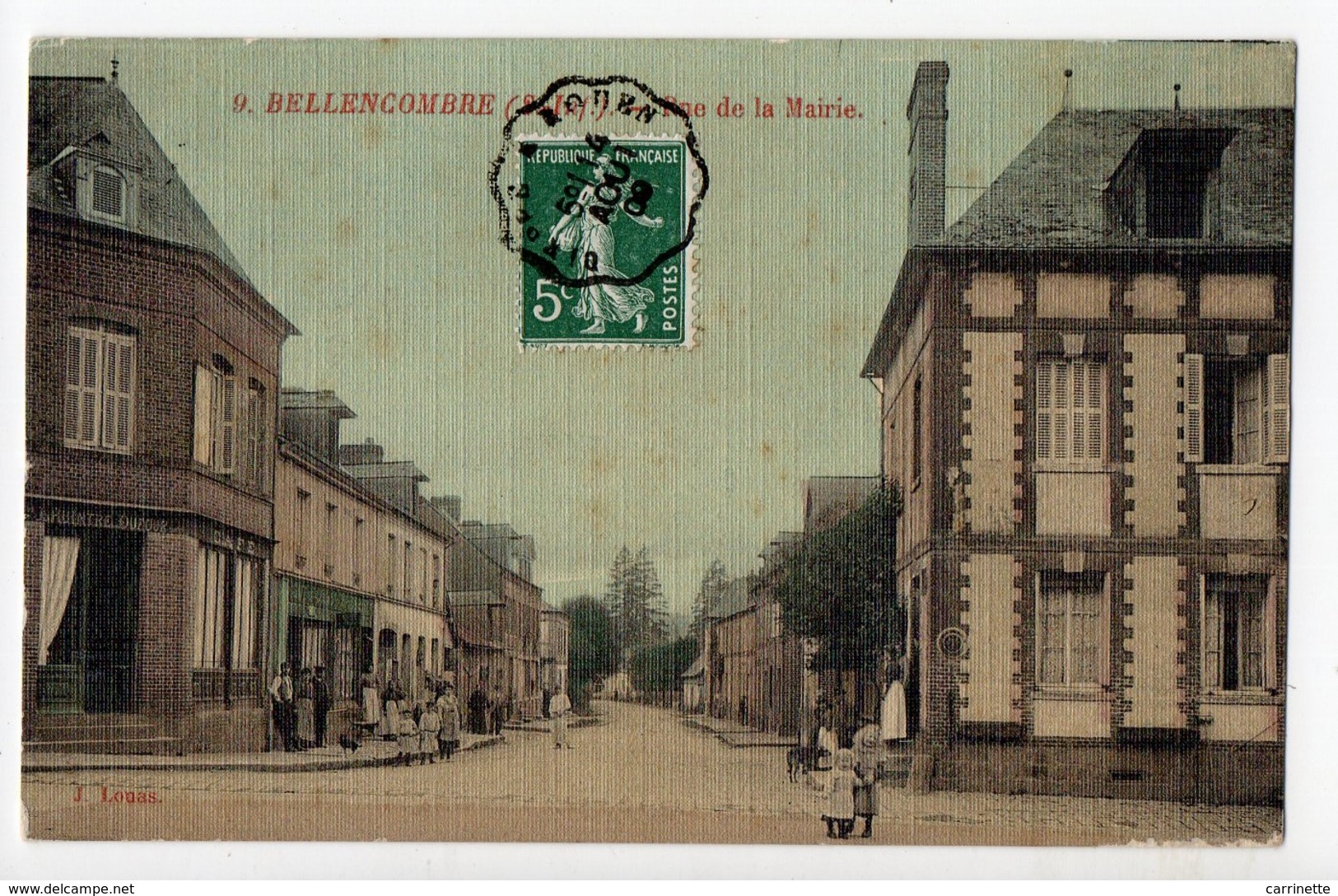 BELLENCOMBRE - 76 - Seine Maritime - Rue De La Mairie - Bellencombre